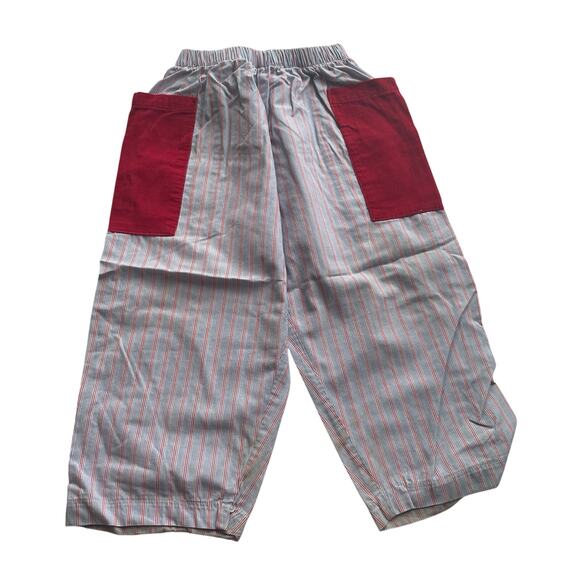 Hollywood Baby Boys Size 3 Red Stripe Pants - Picture 1 of 6